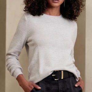 Banana Republic Crew Neck Grey Sweater | Size LG